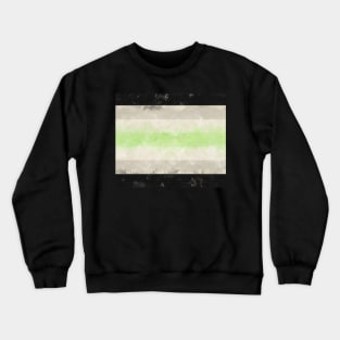 Agender Pride Flag - Water color Crewneck Sweatshirt